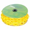 Vestil YELLOW PLASTIC CHAIN BARRICADE 590 IN PCB-Y-CN